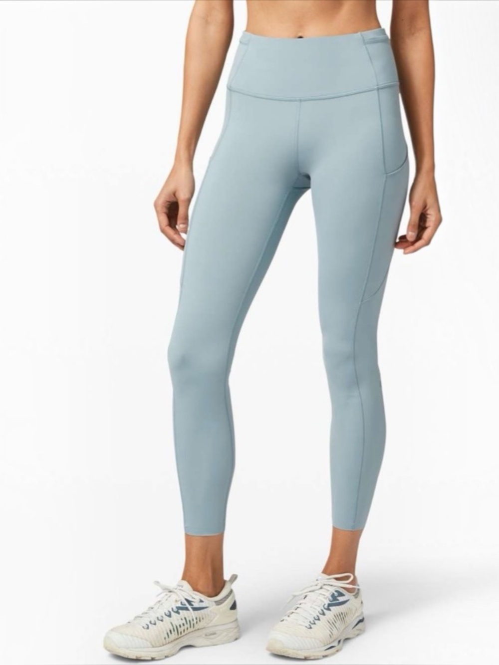 Lululemon Fast and Free Tight II 25" *Non-Reflective Nulux Blue Cast 6
